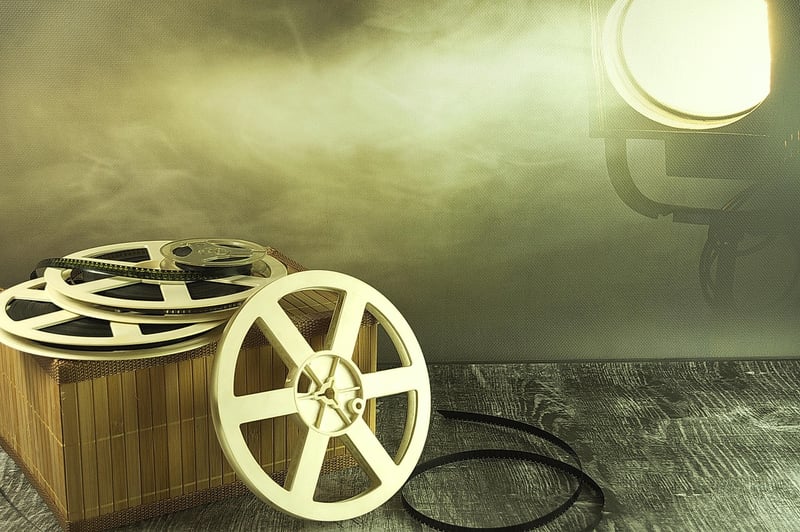 Movie reel and projector