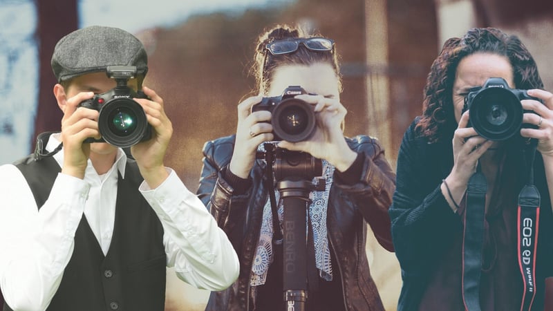 Paparazzi catching celebrities